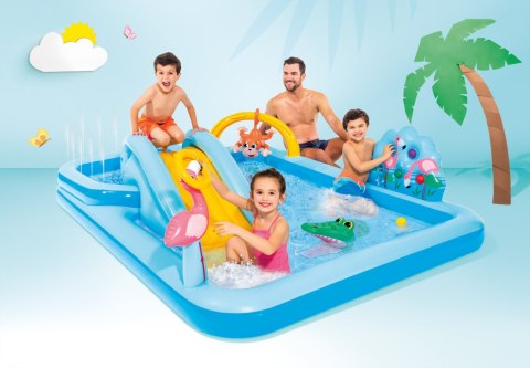 Basen Wodny Plac Zabaw Brodzik Dla Dzieci Zjeżdżalnia Intex 57161