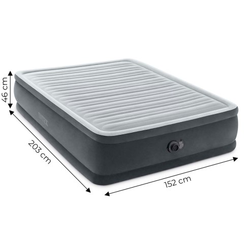 Materac Dmuchany 203x152 Cm Z Pompką Intex 64414nd