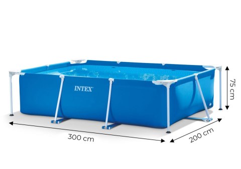Basen Ogrodowy Stelażowy Prostokątny 3x2 M Intex 28272