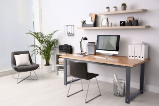 Biurko Komputerowe Gamingowe Szkolne Stół Modernhome