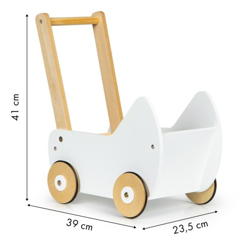 Drewniany Wózek Dla Lalek Pchacz Chodzik Ecotoys