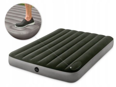 Duży Materac Dmuchany 203x152 Cm Dwuosobowy Z Pompką Intex 64763