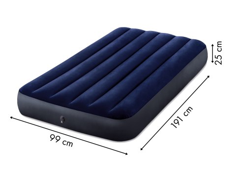 Materac Dmuchany Do Spania 191x99 Cm Łóżko Jednoosobowe Intex 64757