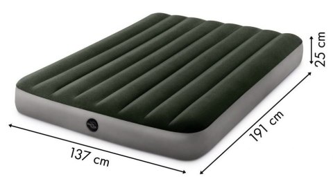 Materac Dmuchany Do Spania Łóżko Dwuosobowy 191x137 Cm Intex 64108