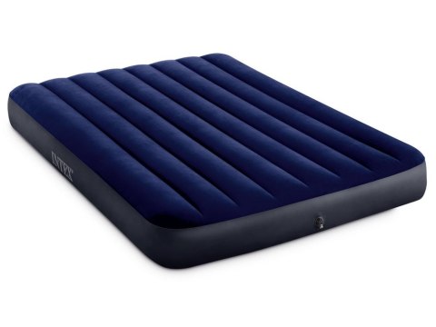 Materac Dmuchany Dwuosobowy Welurowy 191x137 Cm Intex 64758