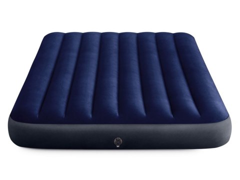 Materac Dmuchany Dwuosobowy Welurowy 191x137 Cm Intex 64758
