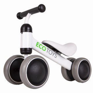 Rowerek Biegowy Treningowy Mini Rower Dla Dzieci Biały Ecotoys
