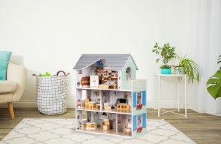 Domek Dla Lalek Z Meblami Rezydencja Emma Ecotoys