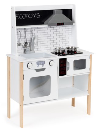 Drewniana Kuchnia Dla Dzieci + Dźwięki Światełka Ecotoys