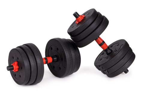 Hantle Regulowane 2x10 Kg Sztanga Zestaw 20 Kg Gryf