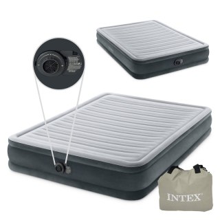 Materac Dmuchany Łóżko 203x152 Cm Z Pompką Dwuosobowy Intex 67770nd
