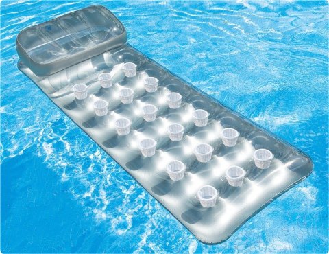 Materac Dmuchany Z Zagłówkiem Wodny Na Plażę Intex 58894