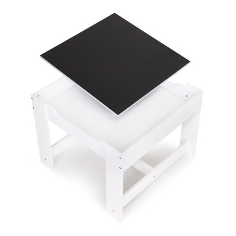Meble Dla Dzieci Zestaw Drewniany Stół + 2 Krzesła Ecotoys