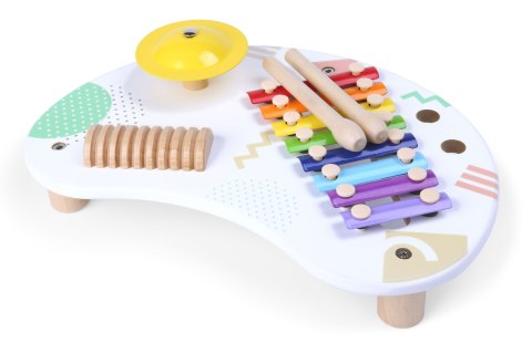 Stolik Z Instrumentami Stół Muzyczny Cymbałki +18m Ecotoys