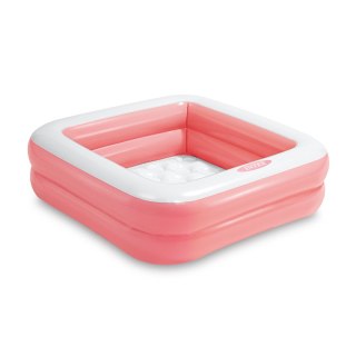 Basen Brodzik Dla Dzieci Pompowany Jasny Róż Intex 57100