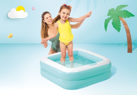 Basen Brodzik Dla Dzieci Pompowany Niebieski Intex 57100