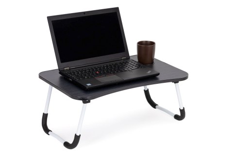 Podstawka Pod Laptopa Stolik Do Łóżka 60x40 Cm Czarna Modernhome