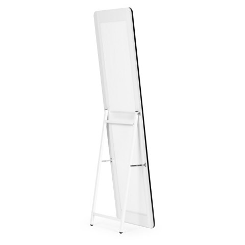 Duże Stojące Lustro Prostokątne Wąska Rama 148 Cm Modernhome