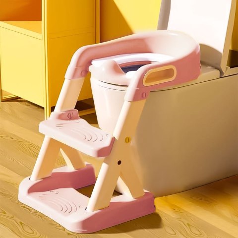 Nakładka Na Toaletę Ze Schodkami Drabinką Dla Dzieci Ecotoys