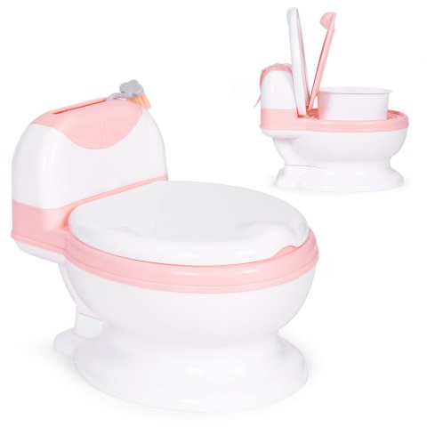 Nocnik Toaleta Z Wyjmowanym Wkładem Sedes Dla Dzieci Zamykany Ze Szczotką Ecotoys