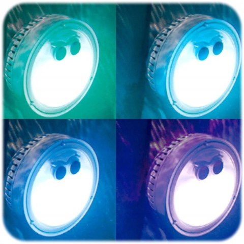 Wielokolorowa Lampa Led Na Baterie Do Spa Intex 28503