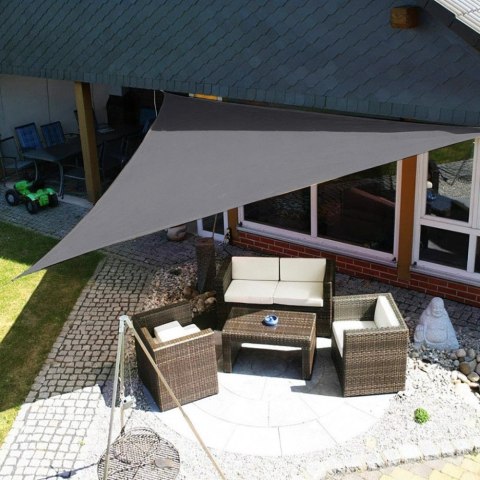 Żagiel Przeciwsłoneczny Daszek Wodoodporny 3x3x3m Modernhome - Szary