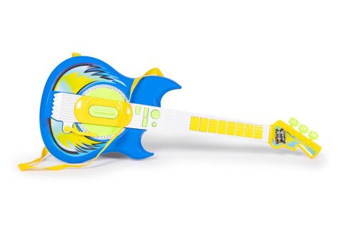 Zestaw Gitara Elektryczna Mikrofon Statyw Dla Dzieci Mp3 - Niebieska