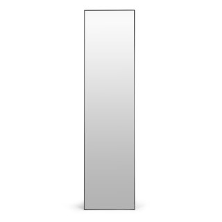 Duże Lustro Stojące 159 Cm Aluminium Czarna Rama Modernhome