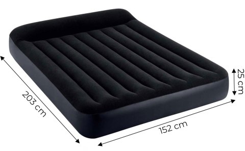 Materac Dmuchany Do Spania 203x152 Cm Dwuosobowy Łóżko Intex 64143