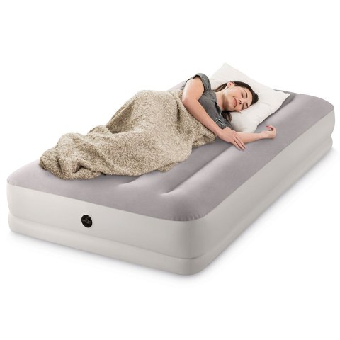 Materac Pompowany Do Spania 191x99x30 Cm Jednosobowy Z Pompką Usb Intex 64177
