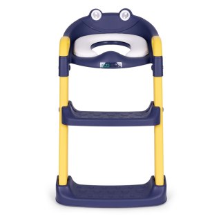Nakładka Na Toaletę Dla Dzieci Ze Schodkami I Drabinką Niebieska Ecotoys