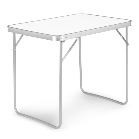 Składany Stolik Turystyczny 80x60 Cm Lekki I Stabilny Biały