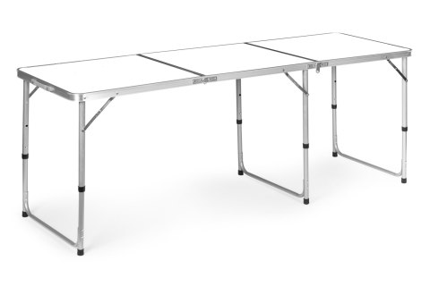 Stolik Turystyczny Składany 180x60 Cm Biały Blat Na Kemping