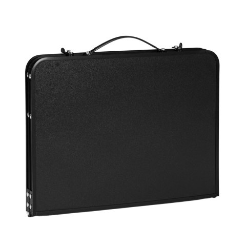 Stolik Turystyczny Składany 60x40 Cm Aluminiowy Czarny