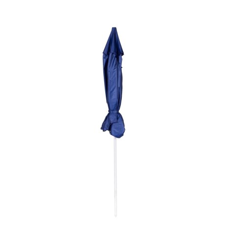 Parasol Plażowy 2w1 Regulowany 125-200 Cm Niebieski