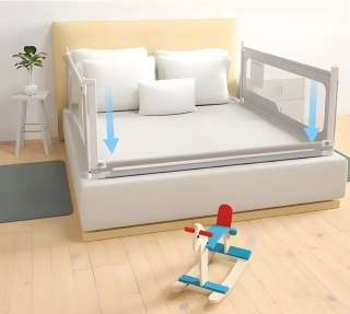 Barierka Ochronna Na Łóżko 180 Cm Osłona Zabezpieczenie Dla Dzieci Ecotoys