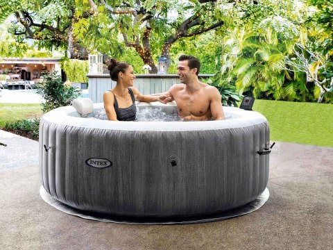 Nadmuchiwane Spa Basen Z Hydromasażem 4 Os. 196x71 Cm Wifi Akcesoria Premium Intex 28440