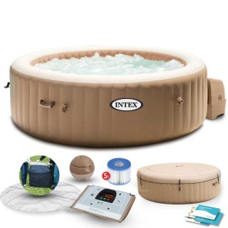 Nadmuchiwane Spa Basen Z Hydromasażem 4 Os. 196x71 Cm Akcesoria Premium Intex 28426