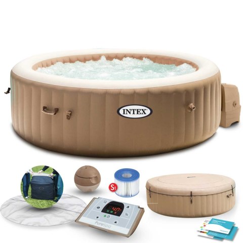 Nadmuchiwane Spa Basen Z Hydromasażem 4 Os. 196x71 Cm Akcesoria Premium Intex 28426