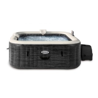 Nadmuchiwane Spa Kwadratowe Basen Z Hydromasażem 6 Os. 196x71 Cm Akcesoria Premium Intex 28452