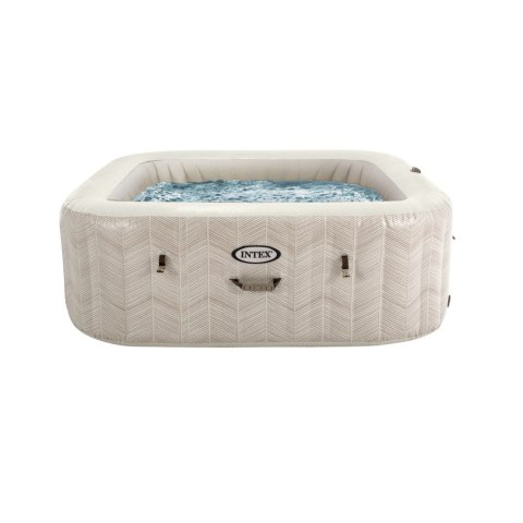Nadmuchiwane Spa Kwadratowe Basen Z Hydromasażem 6 Os. 196x71 Cm Akcesoria Premium Intex 28472