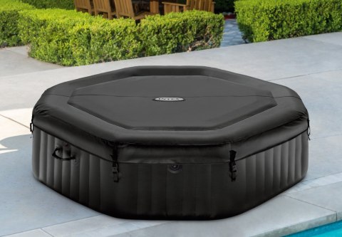 Nadmuchiwane Spa Ośmiokątne Basen Z Hydromasażem 6 Os. 218x71 Cm Akcesoria Premium Intex 28462