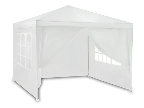 Namiot Pawilon Ogrodowy Handlowy 3x3 M 4 Ścianki Biały Multigarden
