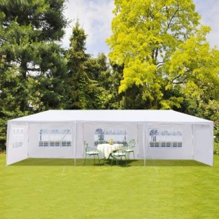 Namiot Pawilon Ogrodowy Handlowy 3x9 M 8 Ścianek Biały Multigarden