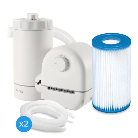 Pompa Filtrująca Do Basenu 5678l/H Filtr + Elementy Instalacyjne Intex 26636