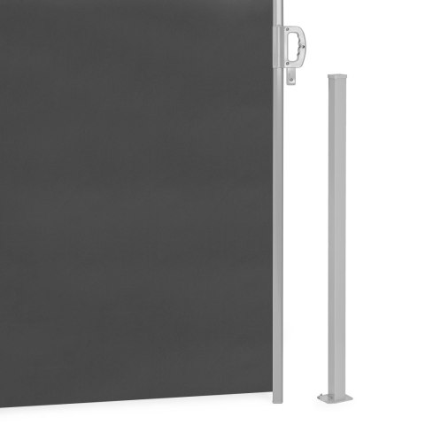 Składana Markiza 350x200 Cm Boczna Roleta Parawan Do Ogrodu Na Taras Antracyt Multigarden