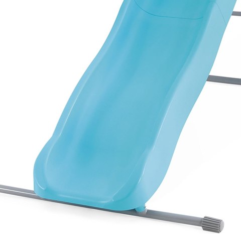 Zjeżdżalnia Dla Dzieci Ogrodowa Ślizg 244 Cm Duża Stal Tworzywo Intex 44107