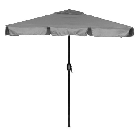 Duży Parasol Ogrodowy Skośny Łamany Korba 200x130 Cm Szary