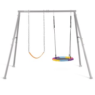 Huśtawka Ogrodowa Podwójna Plac Zabaw Dla Dzieci Bocianie Gniazdo Intex 44126