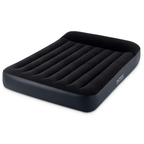 Materac Dmuchany Dwuosobowy 191x137x25 Cm Łóżko Z Zagłówkiem Intex 64142